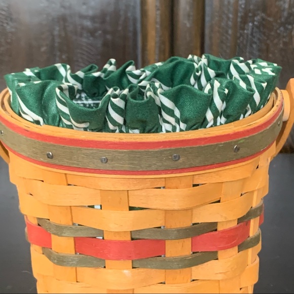 1998 Longaberger Hand Woven Swing Handle Wall Basket - Picture 6 of 16